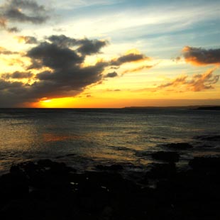 Taiwan: Bello atardecer en el Parque Kenting