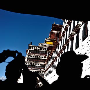 Palacio Potala, primer 5A-nivel nacional de la zona tur&iacute;stica de T&iacute;bet