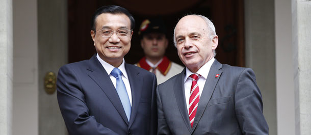 PM chino: Conclusión de conversaciones sobre TLC crea vasto espacio para profundizar lazos China-Suiza