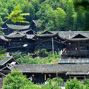 Hubei: Diaojiaolou de aldea Pengjia