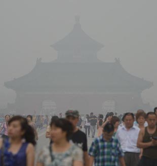 Beijing: Contaminación del aire