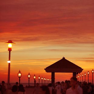 Taiwan: Bello paisaje en Danshui