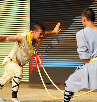 Shanxi: Espectáculo de Shaolin kungfu