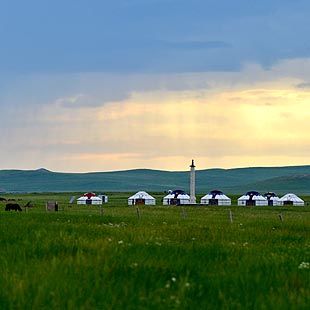 Mongolia Interior: Bello paisaje de Xilingol