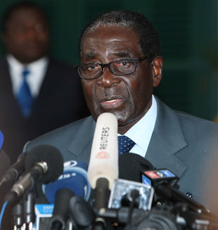Mugabe se perfila para reelección como presidente de Zimbabwe, dice su partido