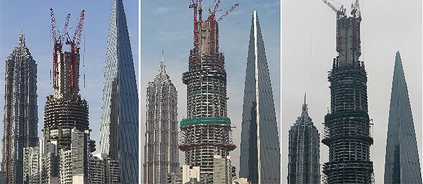 Edificio más alto de China completará construcción en 2015
