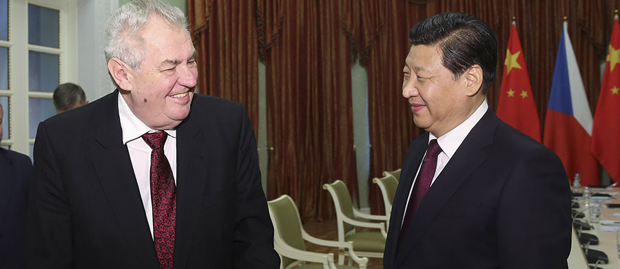 Presidentes de China y R. Checa se comprometen a expandir cooperaci&oacute;n