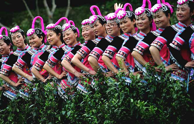 Zhejiang: Actividad de canto de piezas folklóricas She