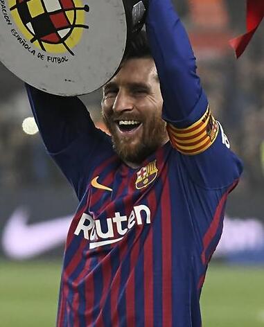 Fútbol: Messi le da al FC Barcelona su 26º título de LaLiga