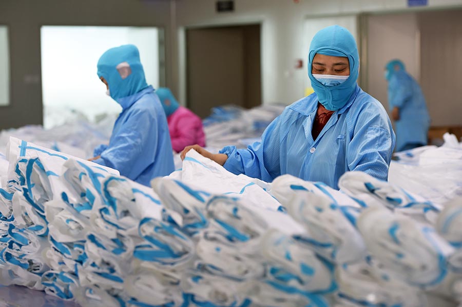 Compañías de equipos de protección médica en Hefei entran en acción para garantizar suministro médico