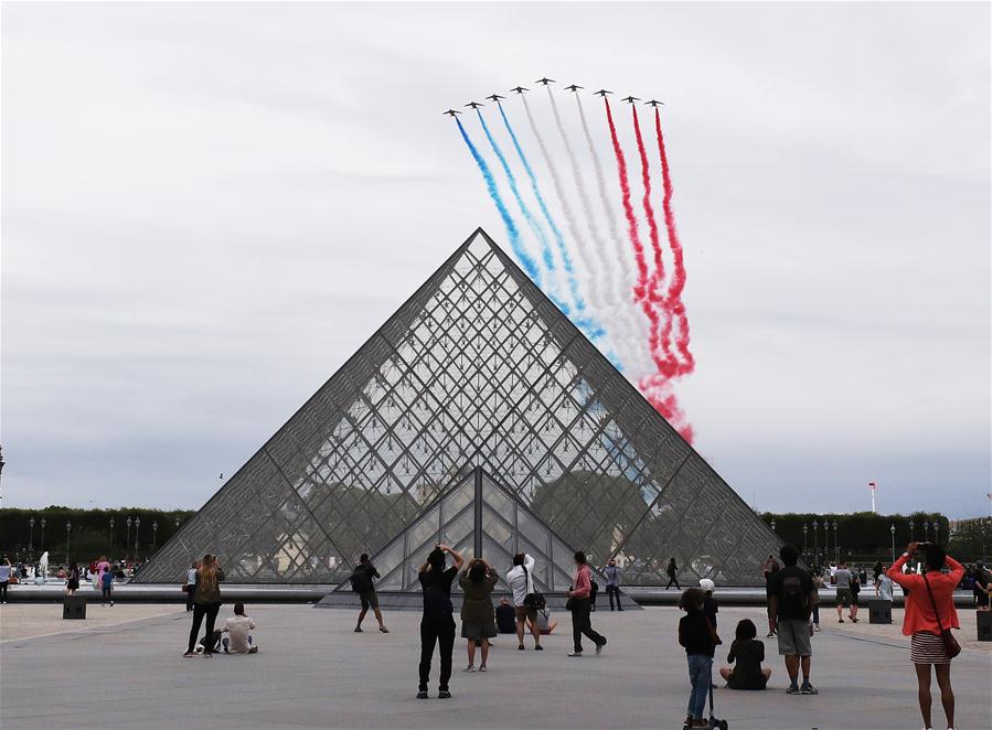 Celebraci&oacute;n del D&iacute;a de la Bastilla en Par&iacute;s, Francia