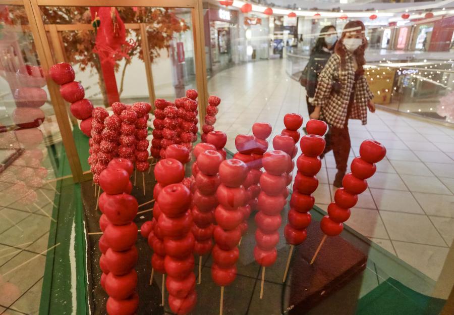 Canadá: Decoraciones del Año Nuevo Lunar chino en Centro Aberdeen