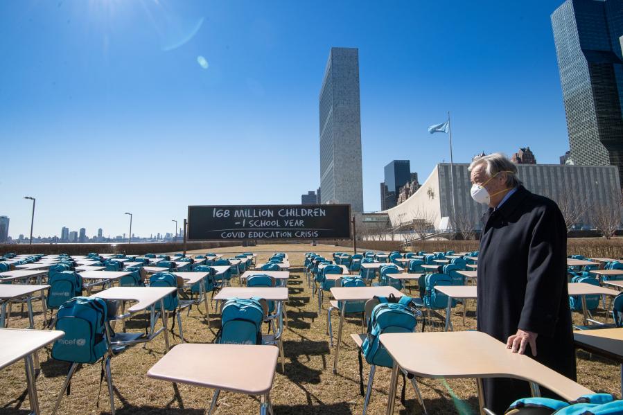 UNICEF: Escuelas para más de 168 millones de niños cerradas durante casi todo el año por pandemia de COVID-19